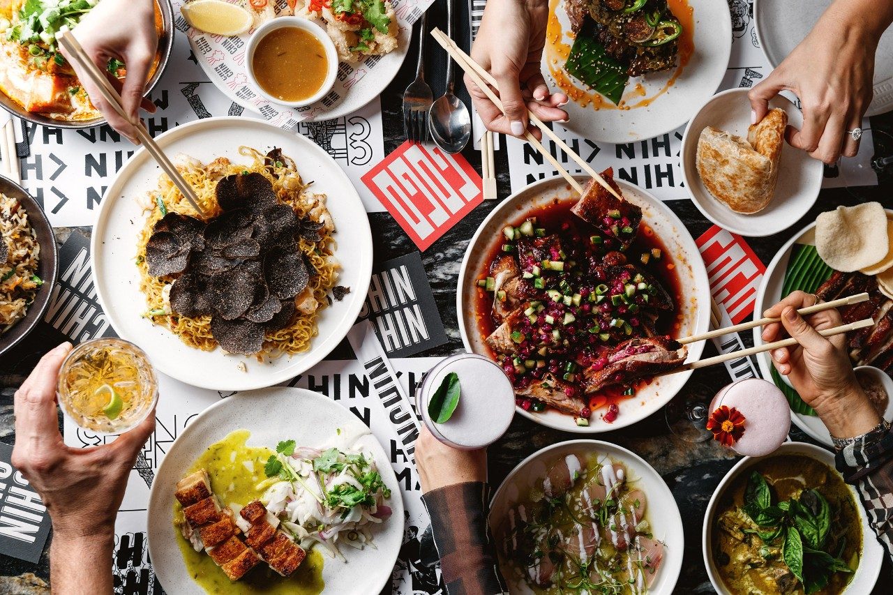 A shared feast at Chin Chin