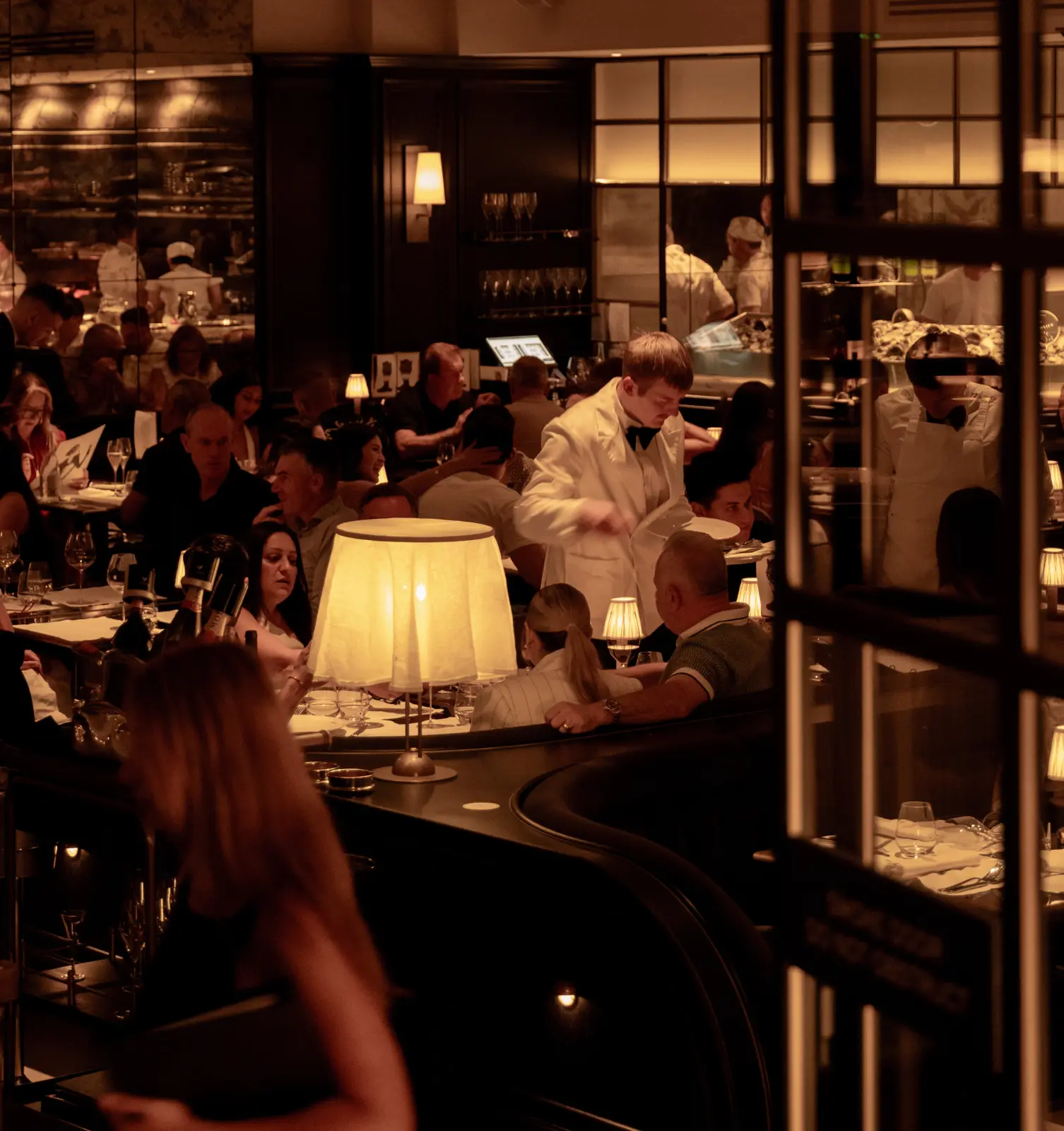 The dining room at Maison Bâtard